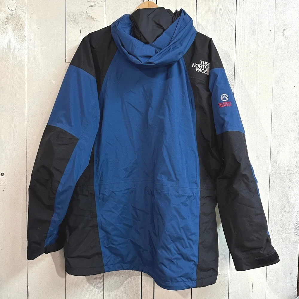 The North Face‎ Summit Series Gore-Tex XCR Jacket Mens Large Blue Hooded Shell